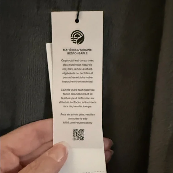 UGG Women's Cozy Robe Collection Grey - Picture 8 of 13